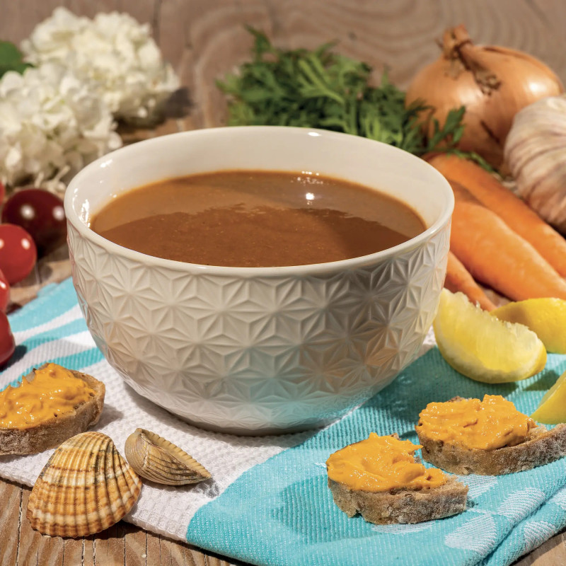 Soupe de poissons de roche