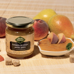 Compote du Verger pêches et poires
