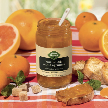 Marmelade aux 3 agrumes