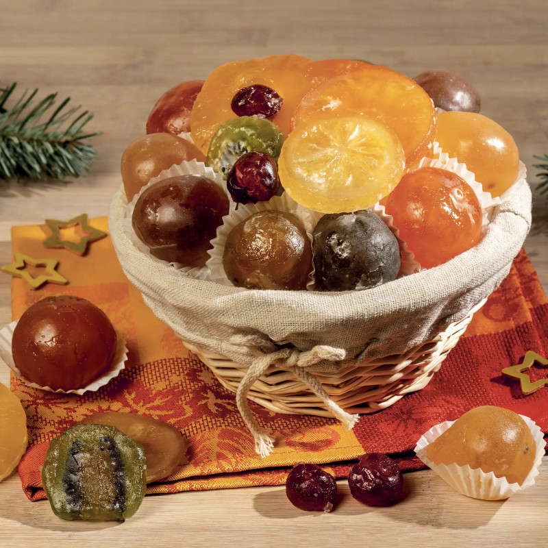 Fruits confits et glacés