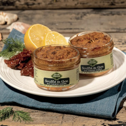 Soufflé de thon aux tomates confites