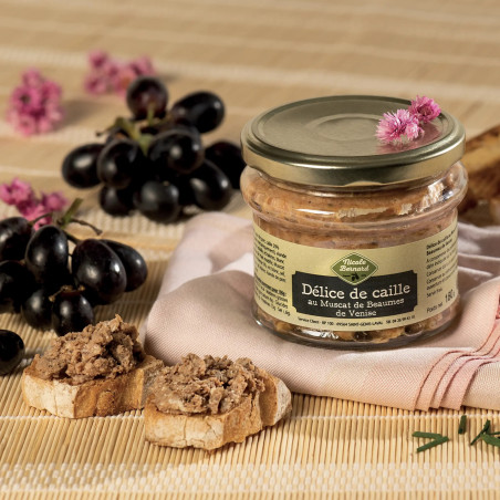 Délice de caille au Muscat Beaumes de Venise