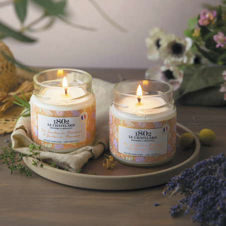 Bougie parfumée un jardin en Provence