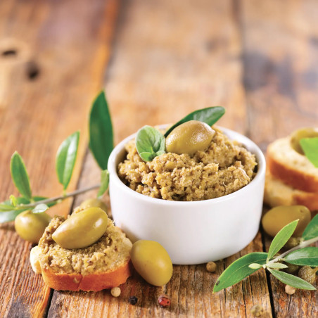 Tapenade verte aux olives picholines