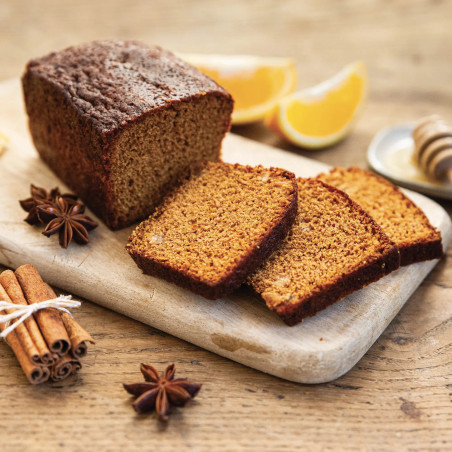 Pain d’épices miel orange