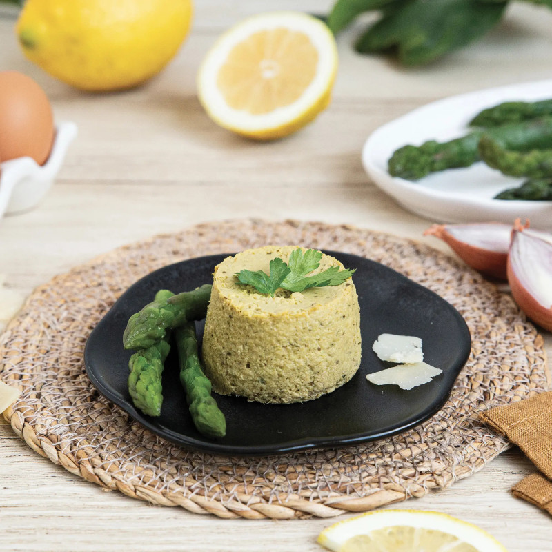 Mousseline d’asperges vertes au Parmesan