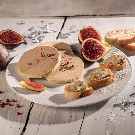 Spécialité de bloc de Foie Gras de canard aux figues