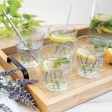 Lot de 4 Verres Provençaux