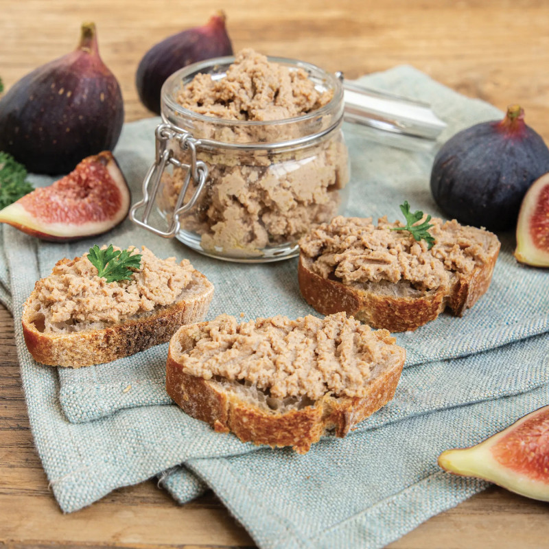 Tartinade au foie de canard et figues (20% Foie Gras)