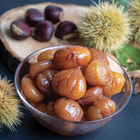 Morceaux de marrons glacés