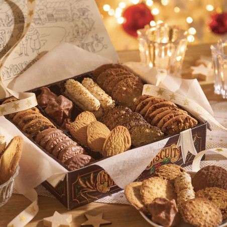 Assortiment de biscuits festif