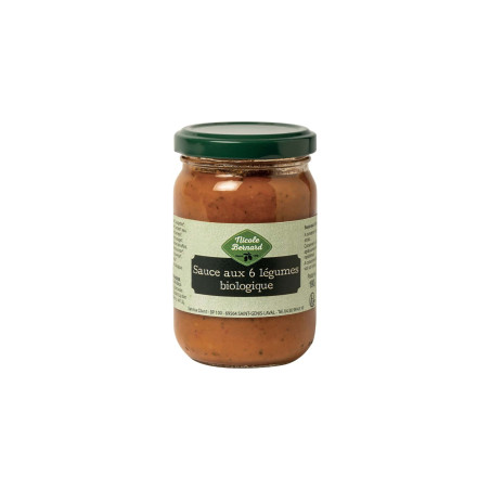 Bocal de Sauce aux 6 légumes BIO