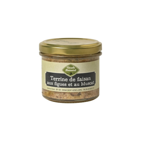 Bocal de Terrine de faisan aux figues et au Muscat
