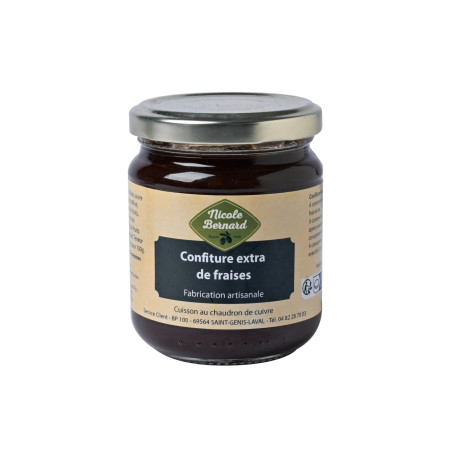 Pot de Confiture extra de fraises