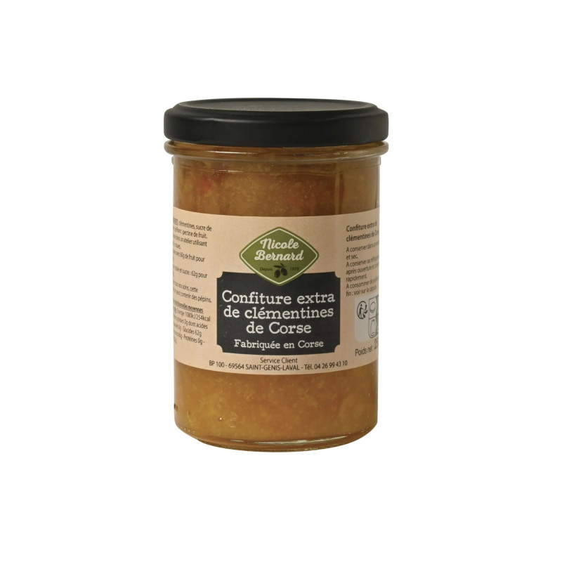 Pot de Confiture extra de clémentines de Corse
