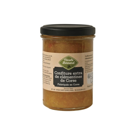 Pot de Confiture extra de clémentines de Corse