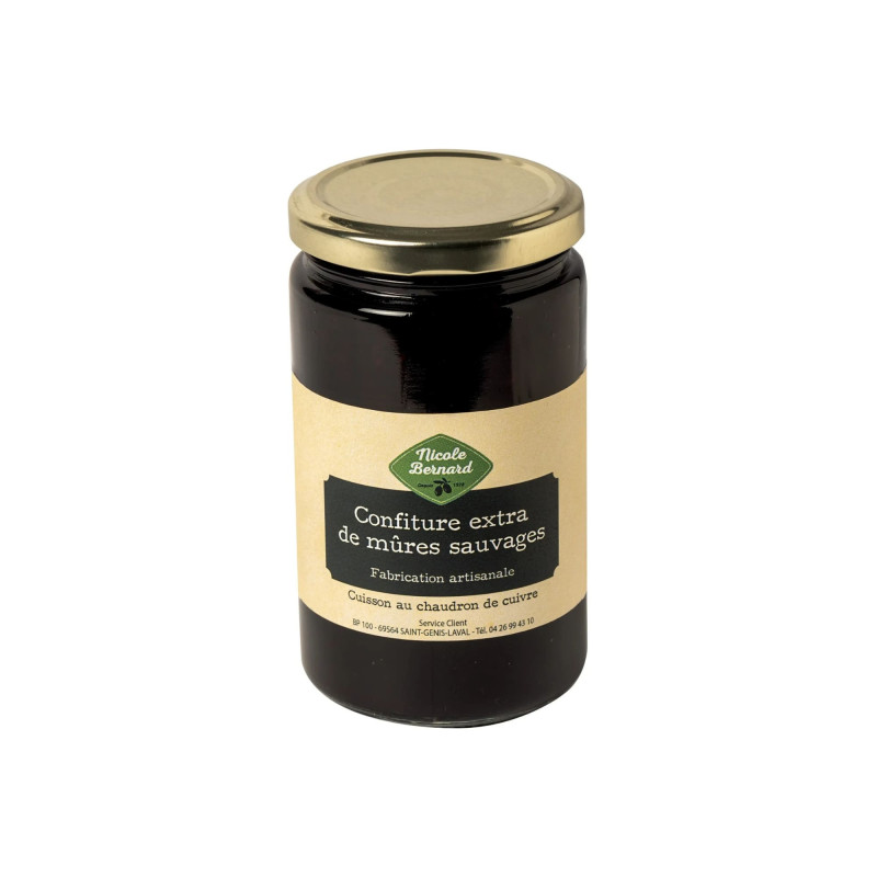 Pot de Confiture extra de mûres sauvages