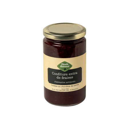 Pot de Confiture extra de fraises