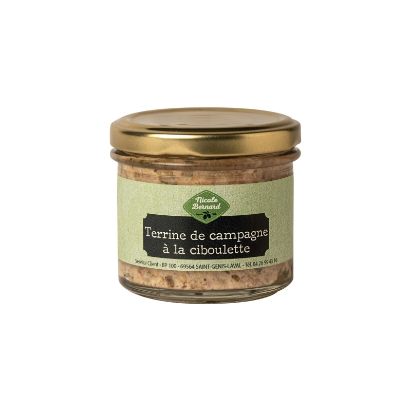 Bocal de Terrine de campagne à la ciboulette