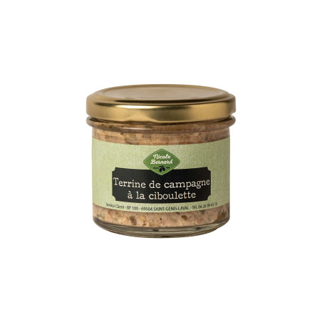 Bocal de Terrine de campagne à la ciboulette