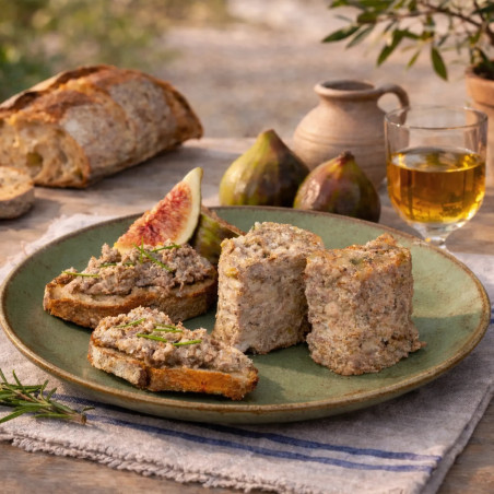 Terrine de faisan aux figues et au Muscat