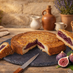 Gâteau fourré aux figues de Provence