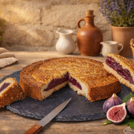 Gâteau fourré aux figues de Provence