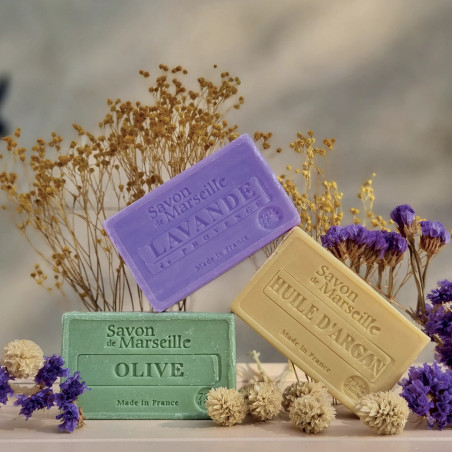 Lot de 3 savons de Marseille