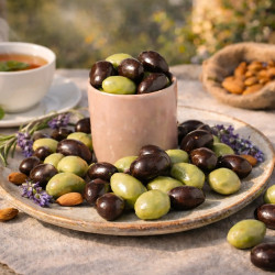 Amandes enrobées de chocolat