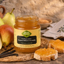 Confiture extra de poires Williams à la vanille