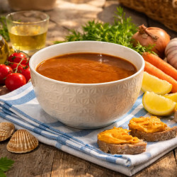 Soupe de poissons de roche