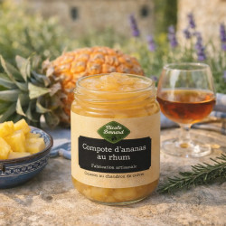 Compote d'ananas au rhum