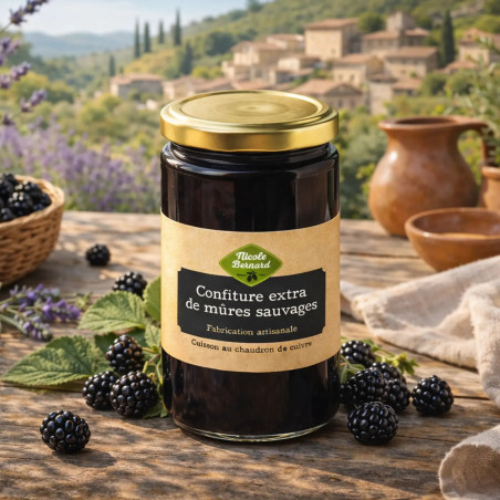 Confiture extra de mûres sauvages