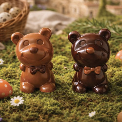 Pitchoun l’ourson en chocolat au lait et noir