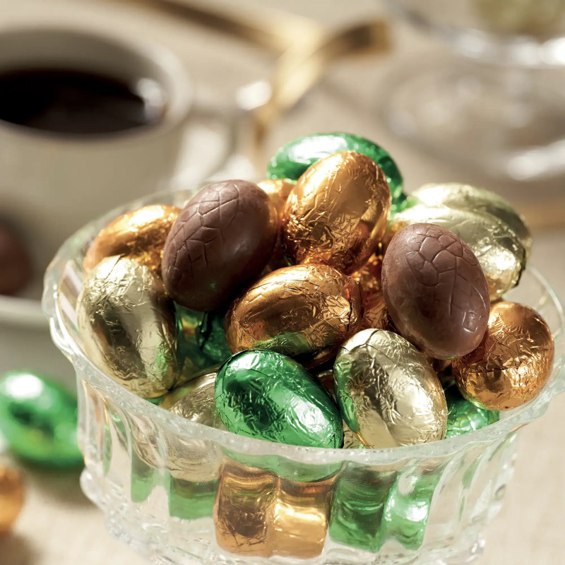 Les petits oeufs assortis fourrés au praliné  et au gianduja 150g