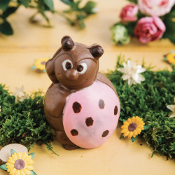 Maëlle la coccinelle en chocolat au lait