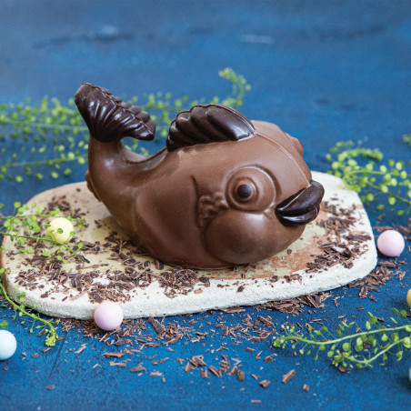 Le Poisson joufflu  en chocolat au lait