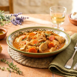 Tripes de bœuf à la tomate et au vin blanc
