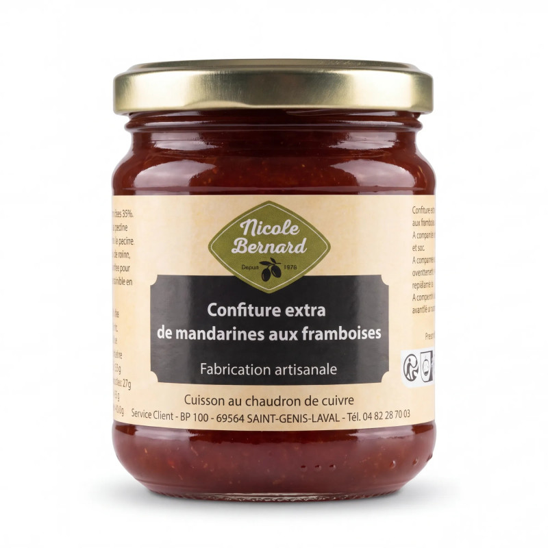 Confiture extra de mandarines aux framboises (2)