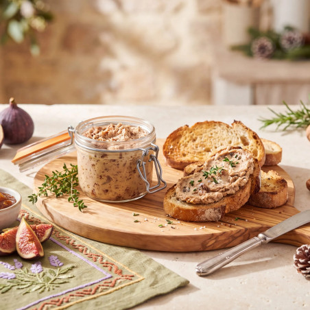 Tartinade au foie de canard et figues (20% Foie Gras)