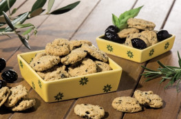 Biscuits apéritif aux olives noires