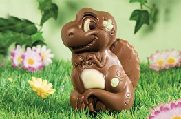 Igor le Dinosaure en chocolat au lait
