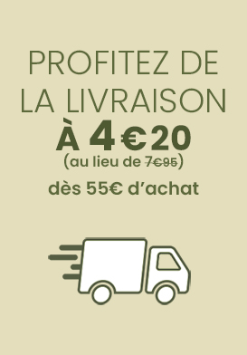 Livraison à 4,20€  dès 55€