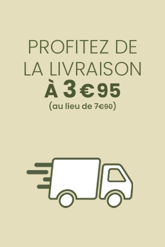 Livraison à 3€95 pour toute commande