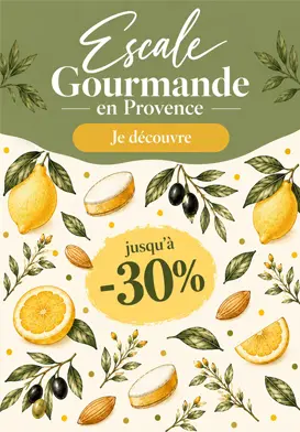 Escale Gourmande en Provence jusqu’à -30%