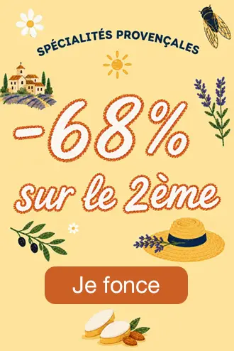 1 acheté = le 2ème à -68% 
