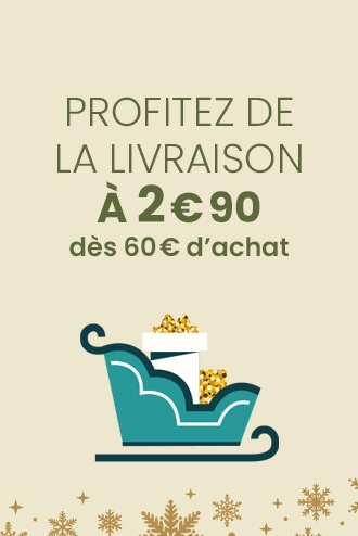 FDP à 2€90 dès 60€