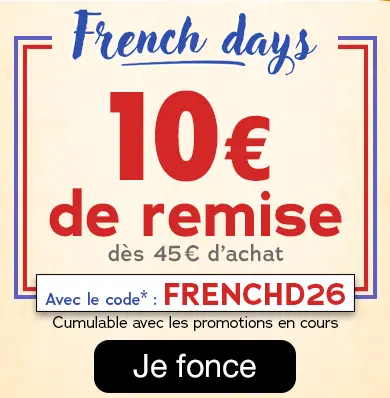 French_Days_:_10e_de_remise_dès_45e_d'achat
